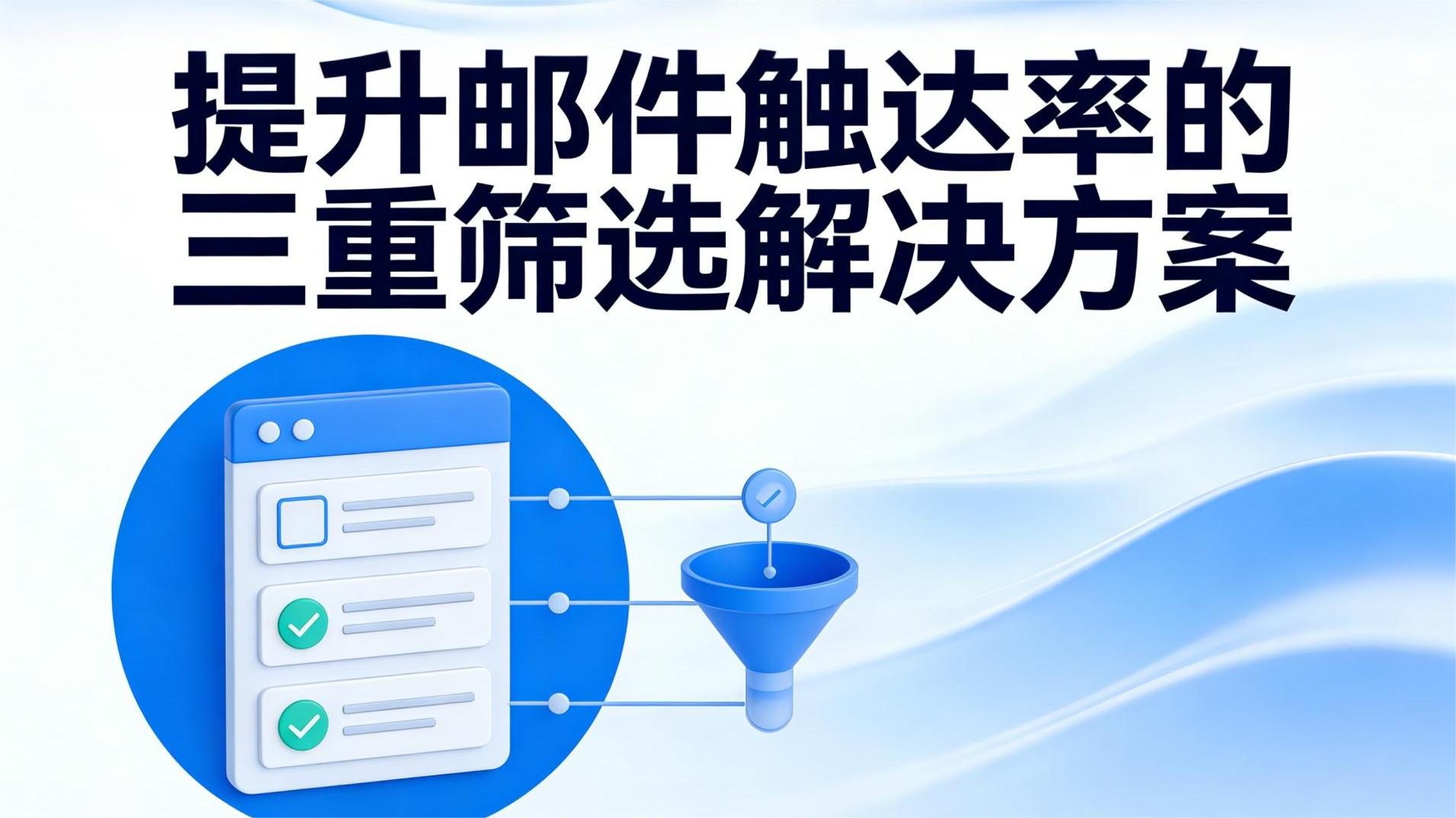 提升邮件触达率的三重筛选解决方案